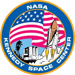 Kennedy Space Center logo grafika wektorowa